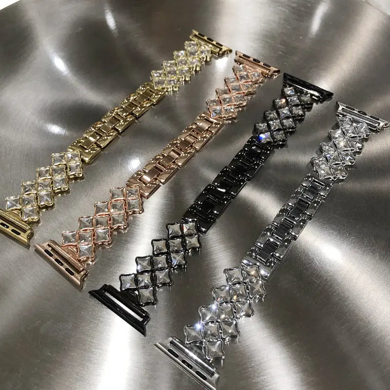Fashionable And Simple Creative Diamond-shaped Diamond-set Bracelet
