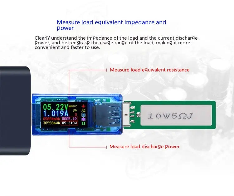 AT34 Digital Voltmeter USB Charger Detection Instrument