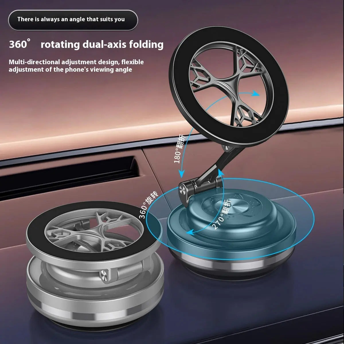 Vacuum Adsorption Car Phone Holder