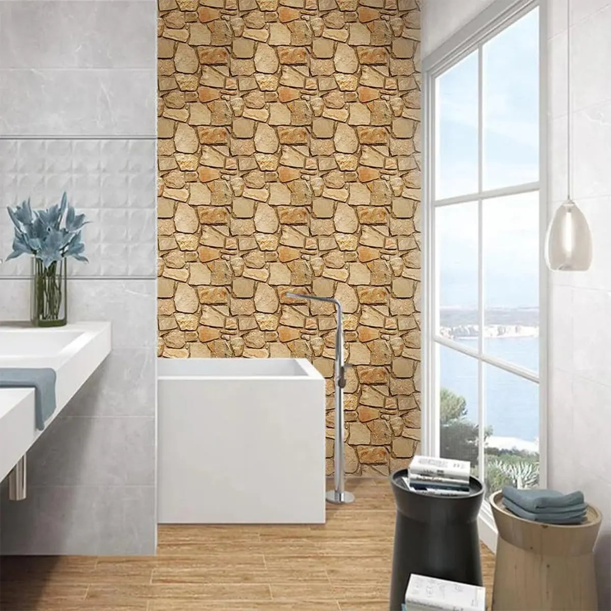 DIY Self-Adhesive Waterproof Background Wall Decor Wall Stickers