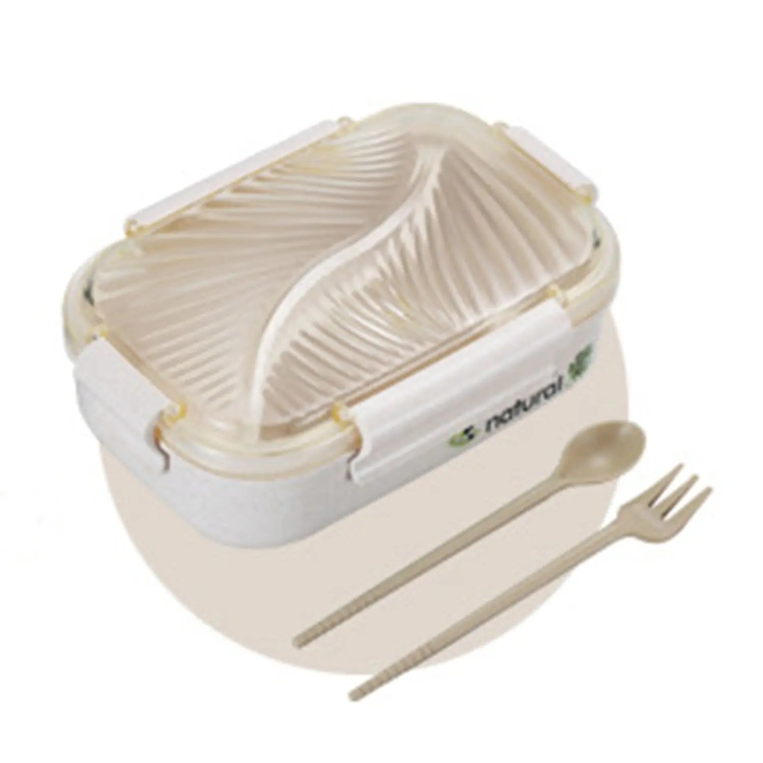 Large capacity microwave heated lunch box