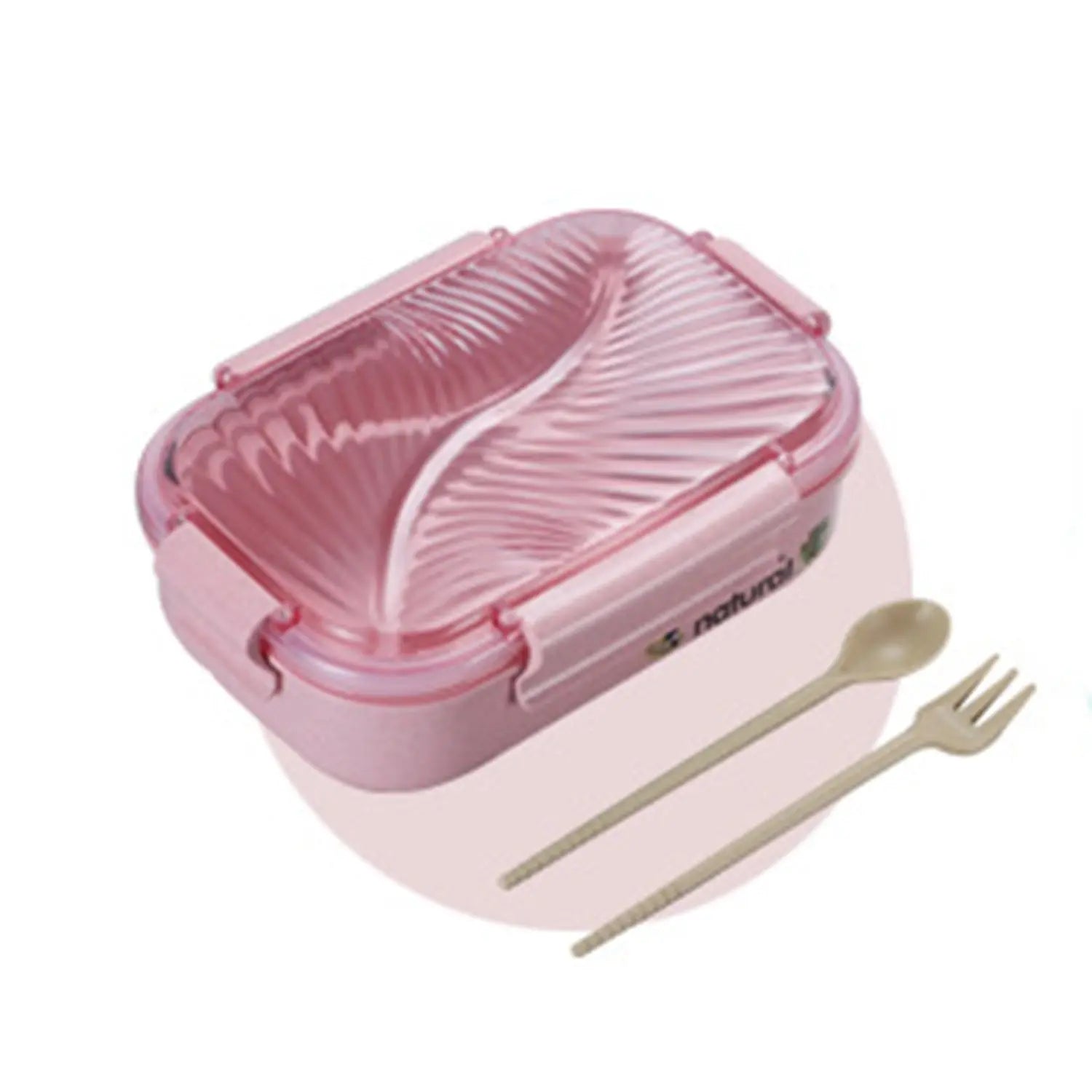 Large capacity microwave heated lunch box