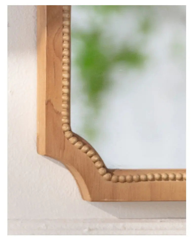 Vintage Solid Wood Wall Decor Mirror