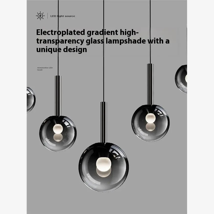 High-grade Empty Chandelier Rotating Staircase Long Chandelier
