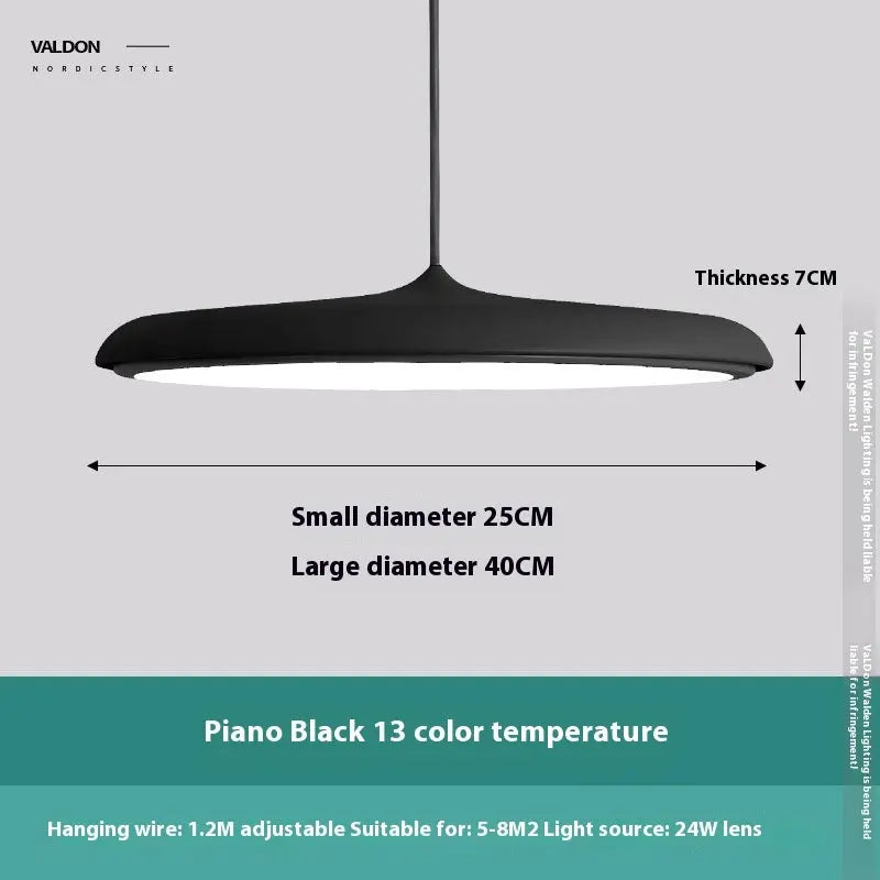 Nordic Modern Simple LED Chandelier Restaurant Chandelier Designer Chandelier
