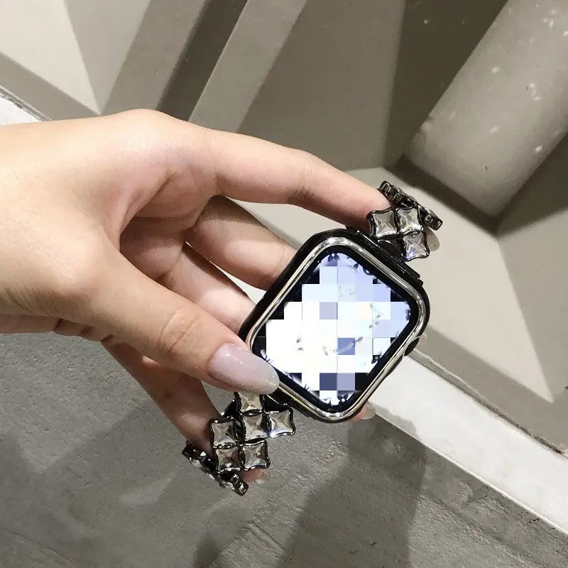 Fashionable And Simple Creative Diamond-shaped Diamond-set Bracelet